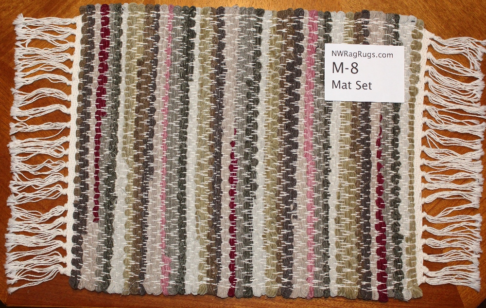 Misc #M-8 Place Mat Set. Main colors: Multi